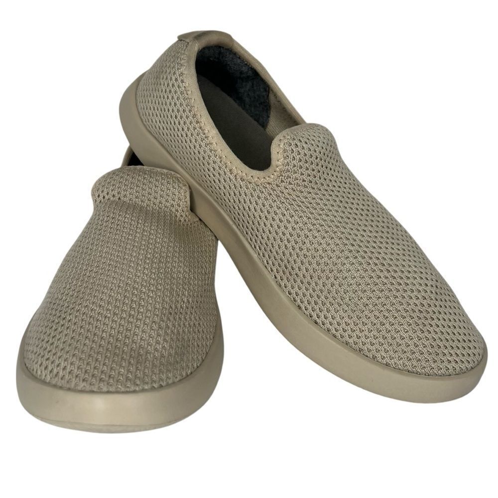 Allbirds Tree Lounger Slip On Eucalyptus Fiber Tan Woman’s Sneakers Sz W8